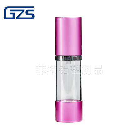 Aluminum Airless Bottle - light plate Pink