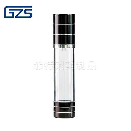 Aluminum Airless Bottle - black tangent